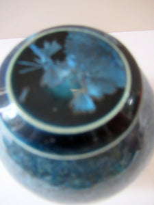 Julie Brooke Crystalline Glaze Miniature Lidded Pot