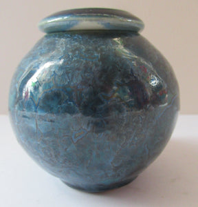 Julie Brooke Crystalline Glaze Miniature Lidded Pot