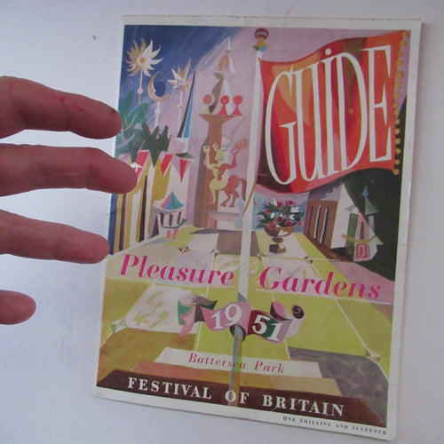 Festival of Britain Pleasure Gardens BATTERSEA Guide Book 1951