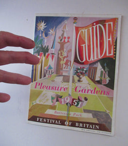 Festival of Britain Pleasure Gardens BATTERSEA Guide Book 1951