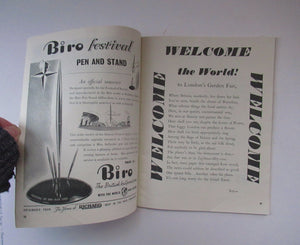 Rarer FESTIVAL OF BRITAIN Brochure for the Pleasure Gardens at Battersea Park, 1951