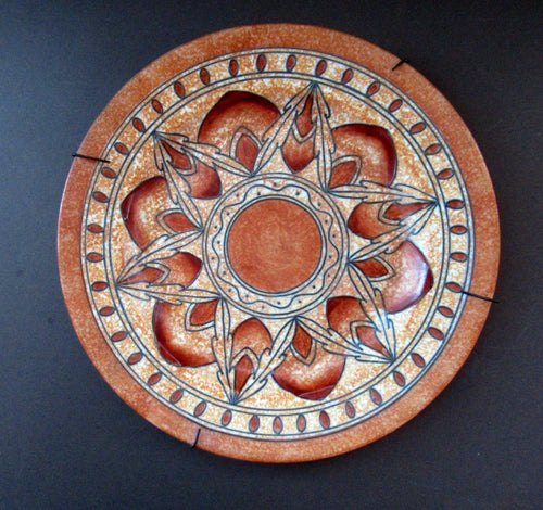 1930s Charlotte Rhead Crown Ducal Lotus Leaves Pattern
