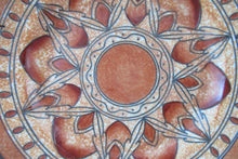 Load image into Gallery viewer, 1930s Charlotte Rhead Crown Ducal Lotus Leaves Pattern Wall Charger
