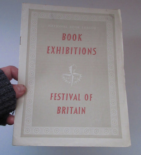 Festival of Britian Book Exhibitions Pamphlet 1951