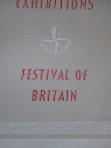 Festival of Britian Book Exhibitions Pamphlet 1951