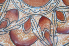 Load image into Gallery viewer, 1930s Charlotte Rhead Crown Ducal Lotus Leaves Pattern Wall Charger
