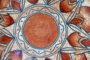 1930s Charlotte Rhead Crown Ducal Lotus Leaves Pattern