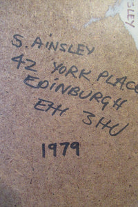 Scottish Art 1970s Collage Sam Ainsley Toi et Moi 