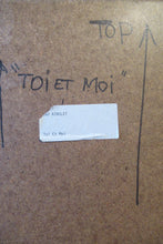 Load image into Gallery viewer, Scottish Art 1970s Collage Sam Ainsley Toi et Moi 
