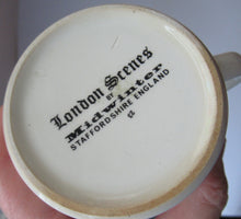Load image into Gallery viewer, 1980s MIDWINTER POTTERY. Rare LONDON SCENES Mugs. Beefeaters at the Tower of London
