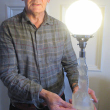 Load image into Gallery viewer, 1930s Walther &amp; Sohne German Art Deco Frosted Glass Nude Table Lamp
