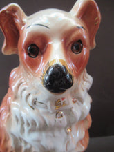 Load image into Gallery viewer, Victorian Bo&#39;ness Chimney Spaniels Dogs Antique Staffordshire Wally Dugs
