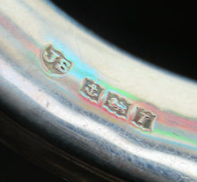 Load image into Gallery viewer, 1960s SOLID SILVER Hinged Silver Cuff Bracelet or Bangle
