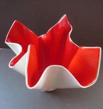 Load image into Gallery viewer, 1950s CERAMIC Handkerchief Vase Arthur Wood Pottery
