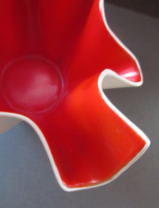 1950s CERAMIC Handkerchief Vase Arthur Wood Pottery