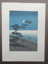 Load image into Gallery viewer, Arai Yoshimune Shin Hanga Japanese Colour Woodblock Suma Beach 
