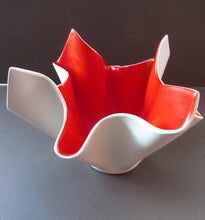 Load image into Gallery viewer, 1950s CERAMIC Handkerchief Vase Arthur Wood Pottery
