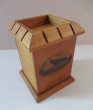 Load image into Gallery viewer, Antique Mauchline Money Box Bank. Robert Burns Cottage
