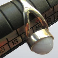 Load image into Gallery viewer, Vintage Scottish Silver Ring with Moonstone.  Size K
