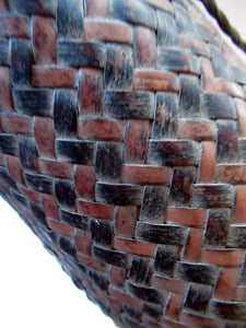 Antique 1940s African Woven Quiver Arrows or Gourd Carrier