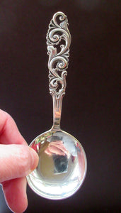 Brodrene Mylius Norwegian 830S Silver Spoon. Tele Pattern