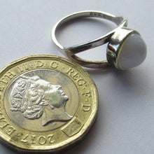 Load image into Gallery viewer, Vintage Scottish Silver Ring with Moonstone.  Size K
