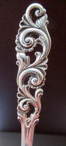 Brodrene Mylius Norwegian 830S Silver Spoon. Tele Pattern