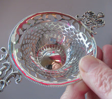 Load image into Gallery viewer, 1901 Victorian Sterling Silver Bon Bon Dishes with Angel Head Handles
