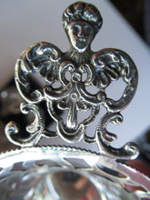 Load image into Gallery viewer, 1901 Victorian Sterling Silver Bon Bon Dishes with Angel Head Handles
