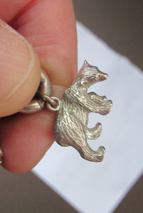 Heavy Weight. Vintage Silver Bracelet with 19 Quality Charms. Hallmarked Padlock Catch