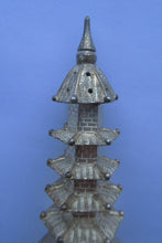 Load image into Gallery viewer, Beautifully Modelled Antique Chinese Export MINIATURE Solid Silver Pagoda Pepper Pot

