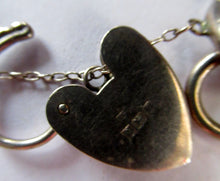 Load image into Gallery viewer, Heavy Weight. Vintage Silver Bracelet with 19 Quality Charms. Hallmarked Padlock Catch
