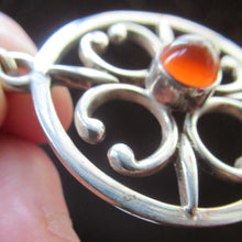 Load image into Gallery viewer, Ola Gorie Vintage 1980s Pendant. Silver Hallmark. Mark in Orkney
