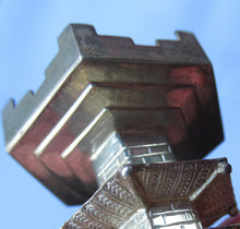 Load image into Gallery viewer, Beautifully Modelled Antique Chinese Export MINIATURE Solid Silver Pagoda Pepper Pot
