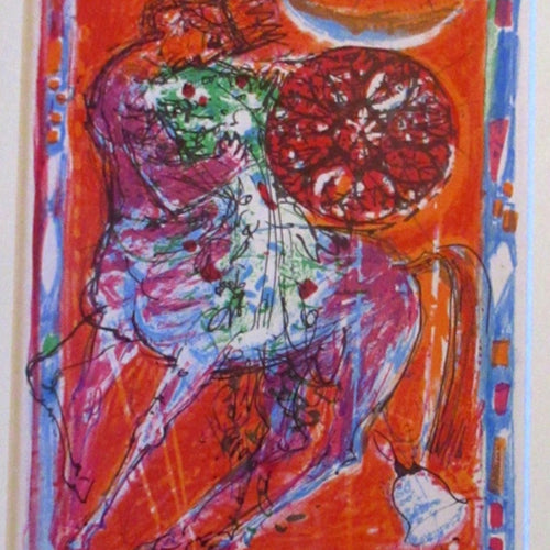 SCOTTISH ART: Collector's Item ROBIN PHILIPSON Vintage Lithograph Christmas Card