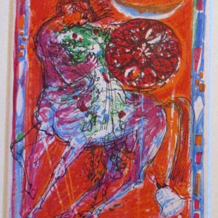 SCOTTISH ART: Collector's Item ROBIN PHILIPSON Vintage Lithograph Christmas Card