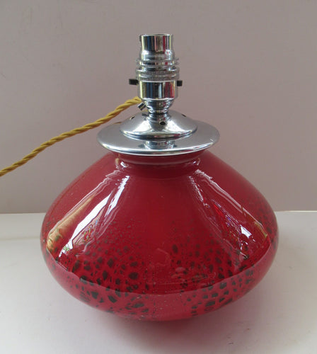 1930s WMF Ikora Lamp Art Deco Glass - Internal Light WORKING