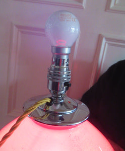 1930s WMF Ikora Lamp Art Deco Glass - Internal Light WORKING
