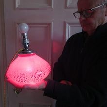 Load image into Gallery viewer, 1930s WMF Ikora Lamp Art Deco Glass - Internal Light WORKING
