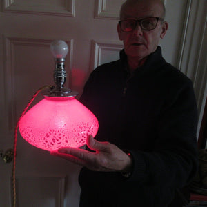 1930s WMF Ikora Lamp Art Deco Glass - Internal Light WORKING