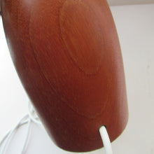 Load image into Gallery viewer, Vintage 1960s Turned Solid Teak Table Lamp
