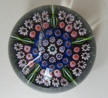 Load image into Gallery viewer, Vintage 1970s Scottish Perthshire Paperweight 5 spokes and millefiori
