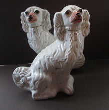 Load image into Gallery viewer, Antique Staffordshire Dogs Chimney Spaniels 1880s
