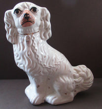 Load image into Gallery viewer, Antique Staffordshire Dogs Chimney Spaniels 1880s
