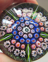 Load image into Gallery viewer, Vintage 1970s Scottish Perthshire Paperweight 5 spokes and millefiori
