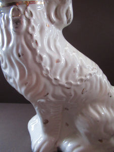 Antique Staffordshire Dogs Chimney Spaniels 1880s