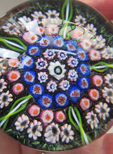 Load image into Gallery viewer, Vintage 1970s Scottish Perthshire Paperweight 5 spokes and millefiori
