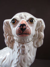 Load image into Gallery viewer, Antique Staffordshire Dogs Chimney Spaniels 1880s
