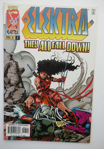 Bundle of Vintage 1990s ELEKTRA Marvel Comics. All in Fairly Good Condition