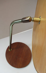 LARGE Rare 1960s Vintage G-Plan Style Desktop Teak Swivel Mirror